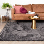 High-Pile Rug - Glazy Anthracite