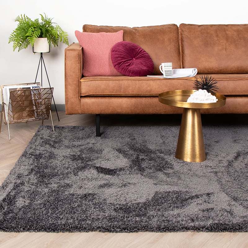 High-Pile Rug - Glazy Anthracite