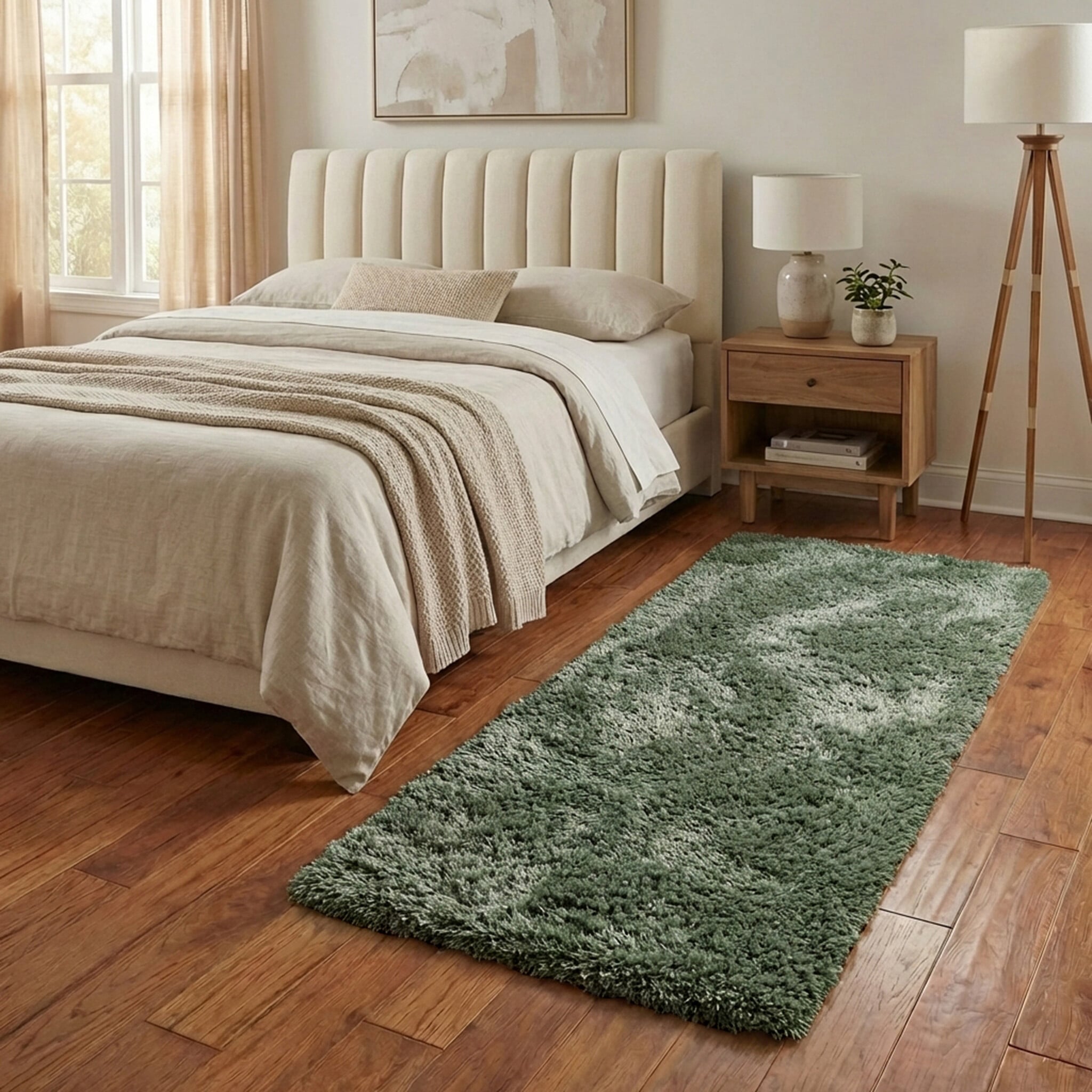 Washable Runner - Blaze Green