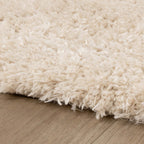 Round Shaggy Rug - Blaze Beige