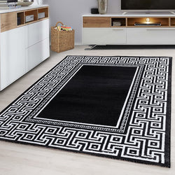Modern Floor Rug - Jena Black 9340