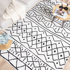 Scandinavian Rug - Scandi Stina Black/White