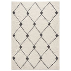 High-pile floor rug - Allure Create Cream