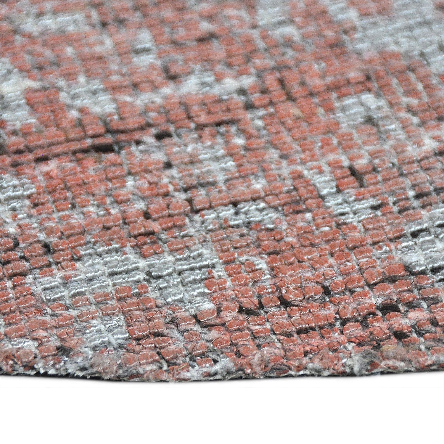 Round Wool Rug - Mathis Red