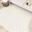 Wool Woven Rug - Knit Cream