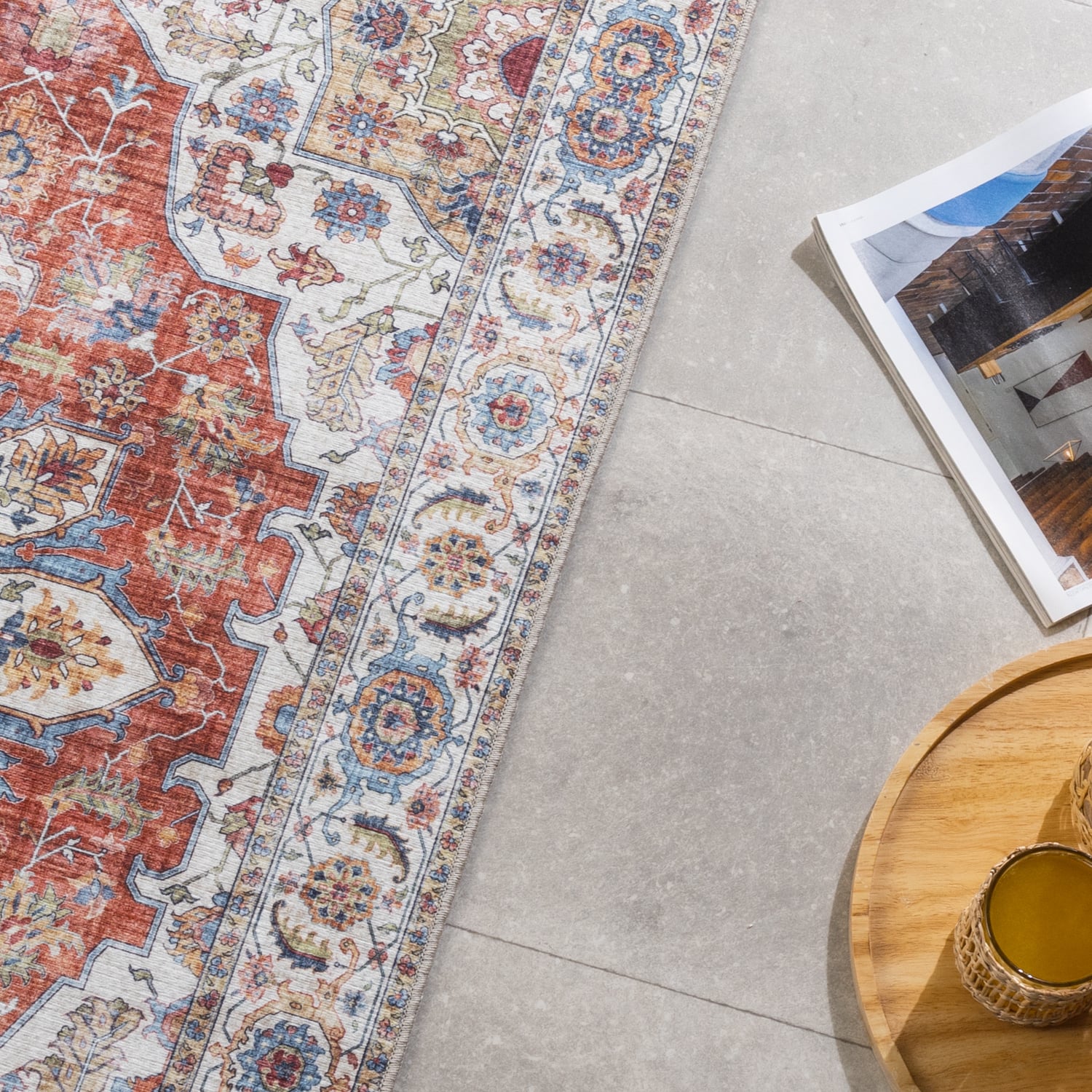 Washable Runner - Domingo Mandala Terra