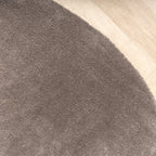 Round Washable Viscose Rug - Vive Taupe