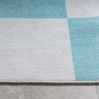 Retro Indoor Outdoor Rug - Pop Cubes Green