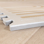Foam Puzzle Mat – Alfie Grid Beige