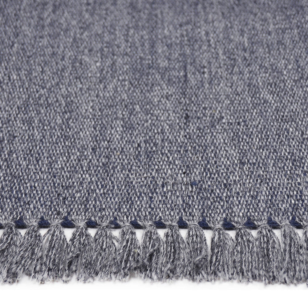 Wool floor rug - Quentin Blue