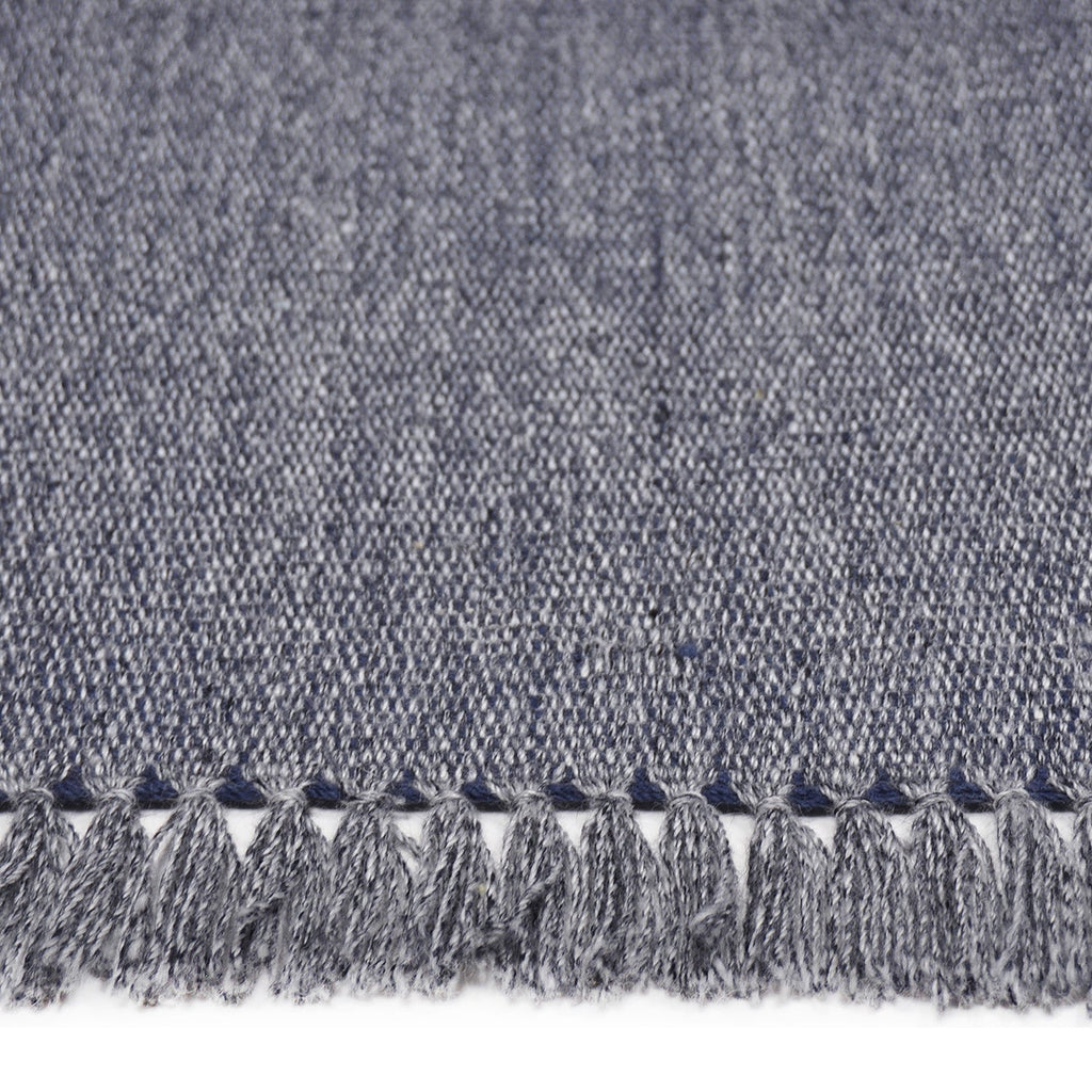 Wool floor rug - Quentin Blue