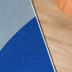 Geometric Rug – Swing Circles Blue