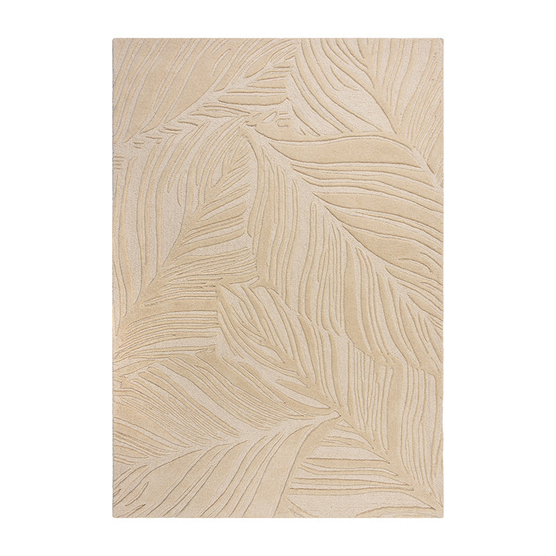 Modern Rug - Solacio Leaves Beige