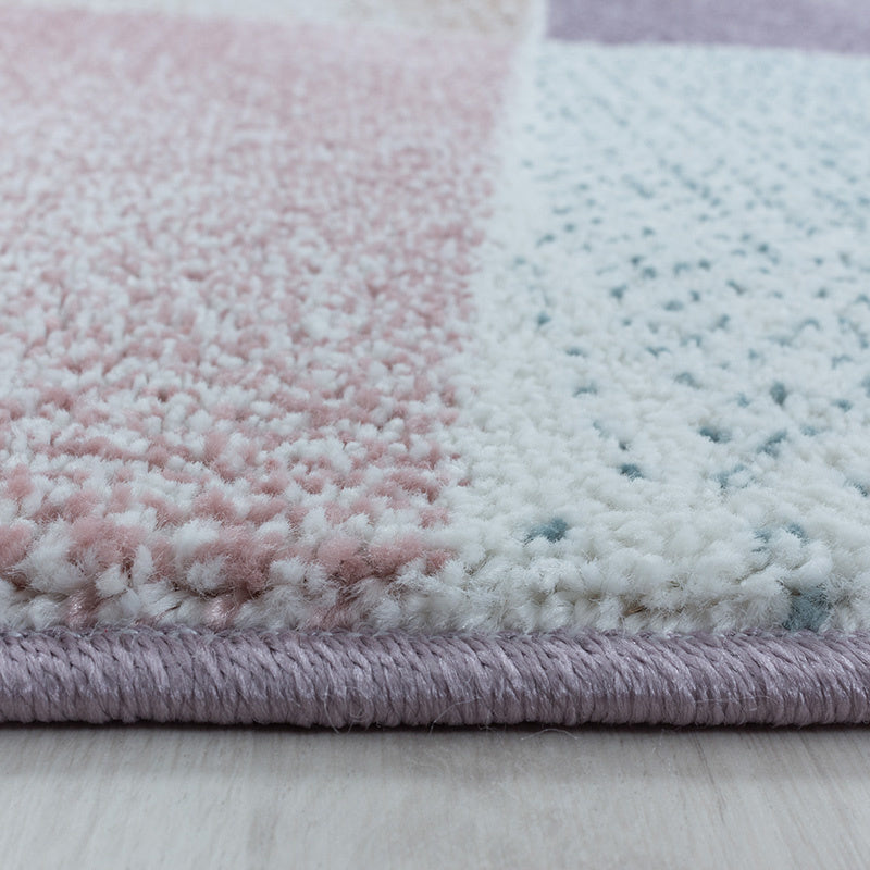Low-pile floor rug - Smoothly Design Multicolor