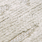 Round modern floor rug - Structures Baobab 9197