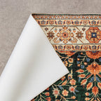Vintage Outdoor Rug - Santo Flora Dark Green