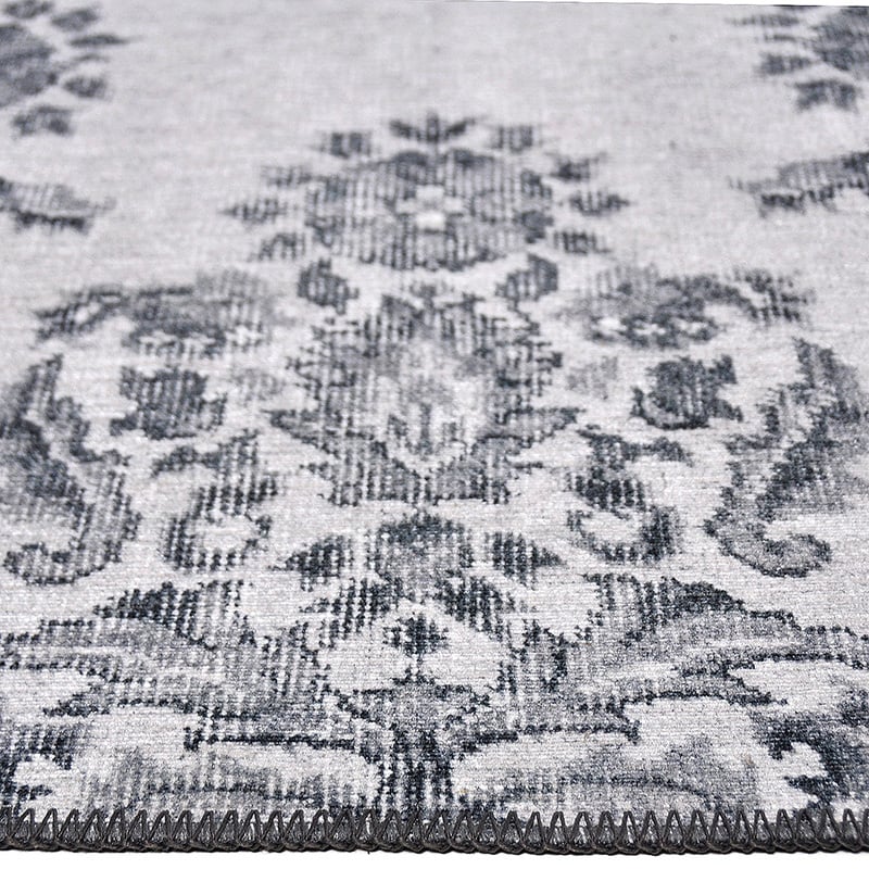 Vintage floor rug - Nadine Flore Light Grey