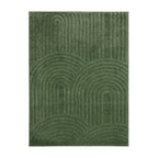 Scandinavian rug - Lova Arches Green
