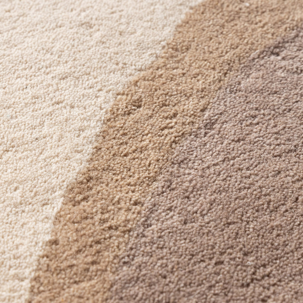 Round Wool Rug – Vienna Beige