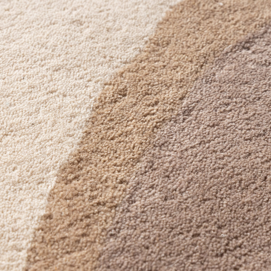 Round Wool Rug – Vienna Beige