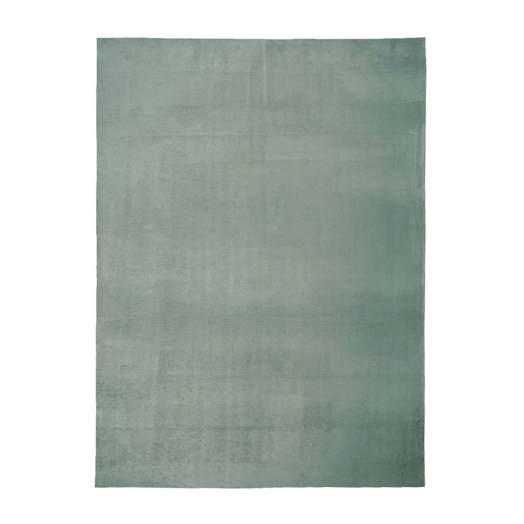 Soft Low-Pile Rug - Cozy Green