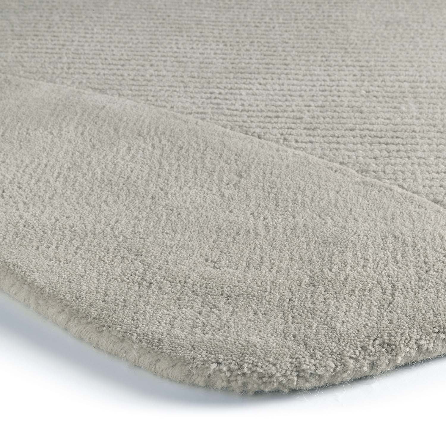 Organic Floor Rug - Fusion Light Grey 350