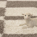 High-pile floor rug - Gala Beige
