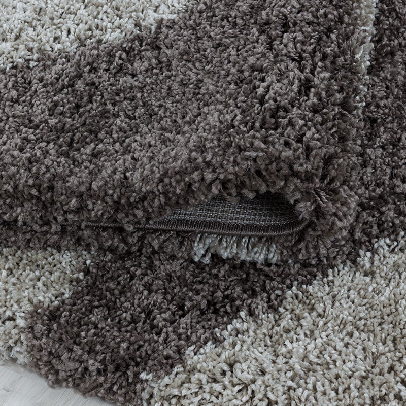 High pile floor rug - Tuggy Taupe