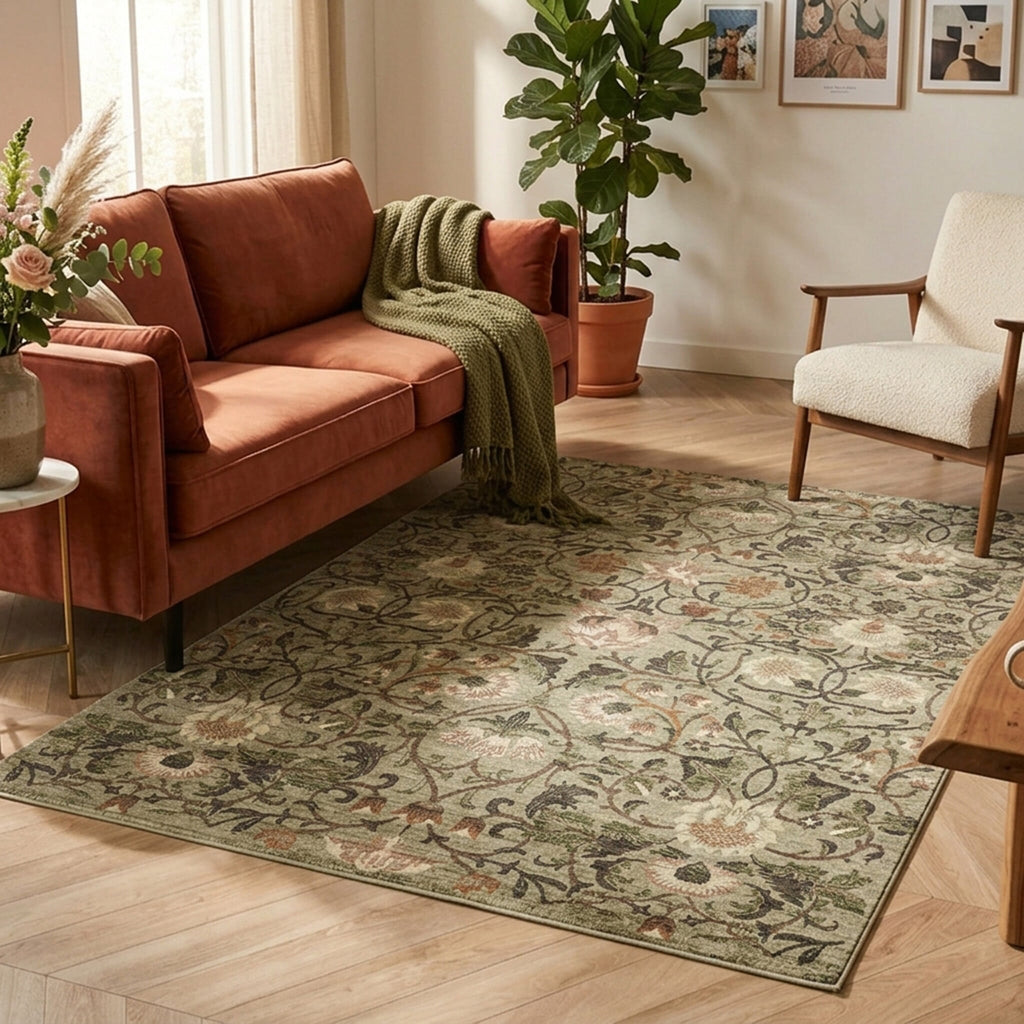 Floral rug - Rosie Green