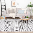 Scandinavian Rug - Scandi Noak Black/White
