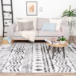 Scandinavian Rug - Scandi Noak Black/White