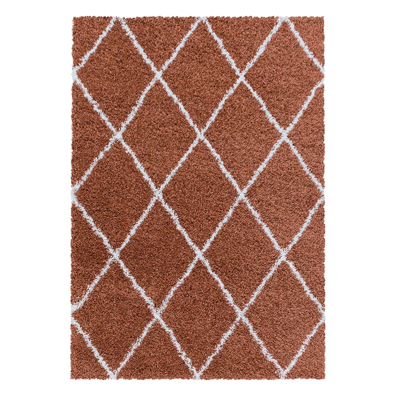 Berber Rug - Agadir Lines Terra/Cream