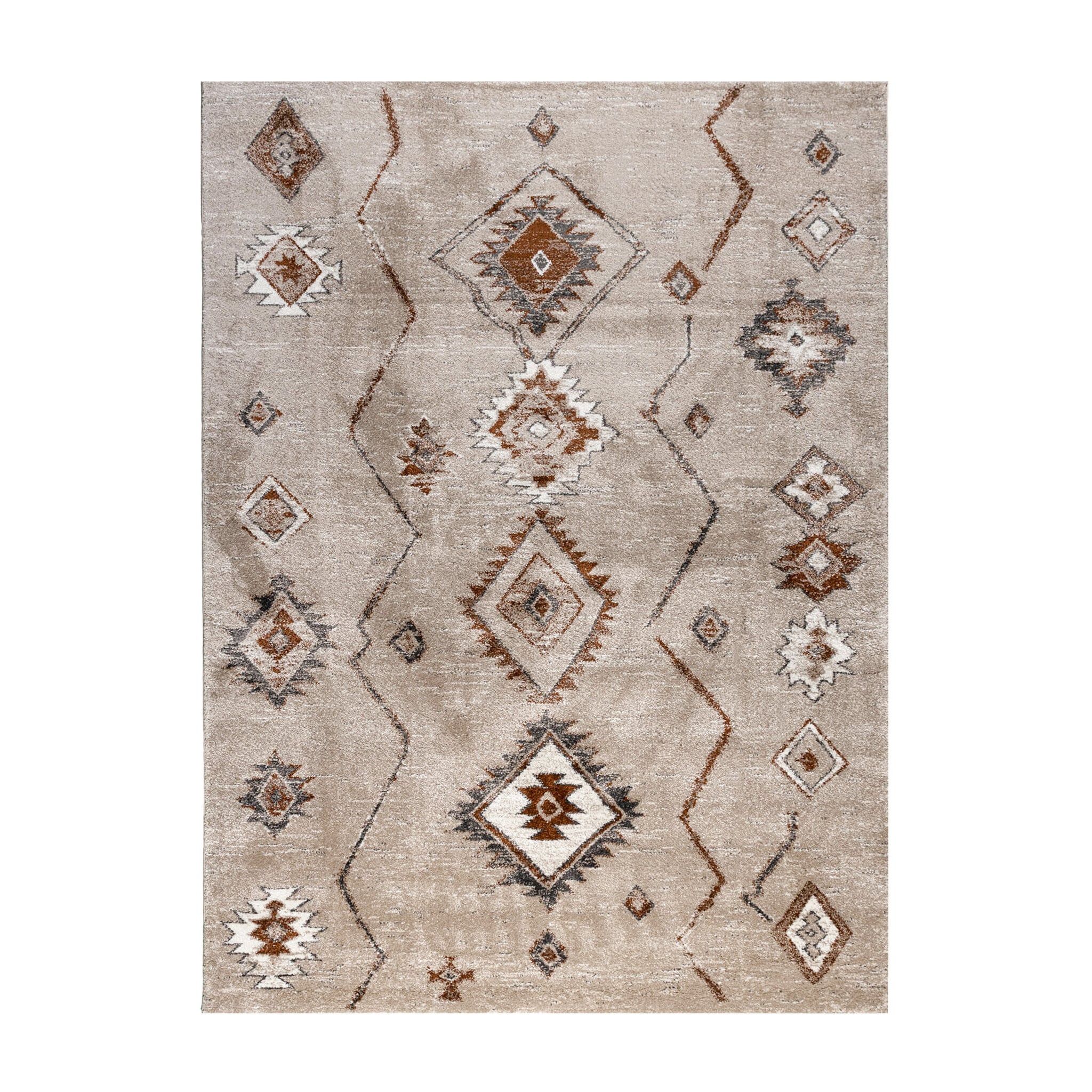 High pile rug - Blend Aztec Beige