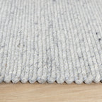 Wool Rug - Wise Grey/White
