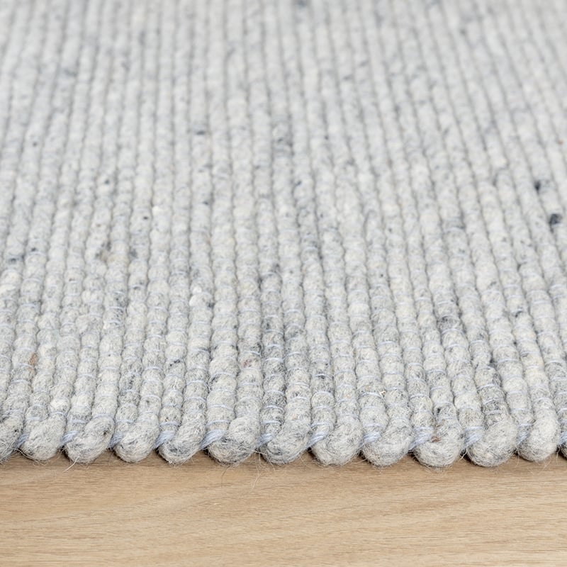 Wool Rug - Wise Grey/White