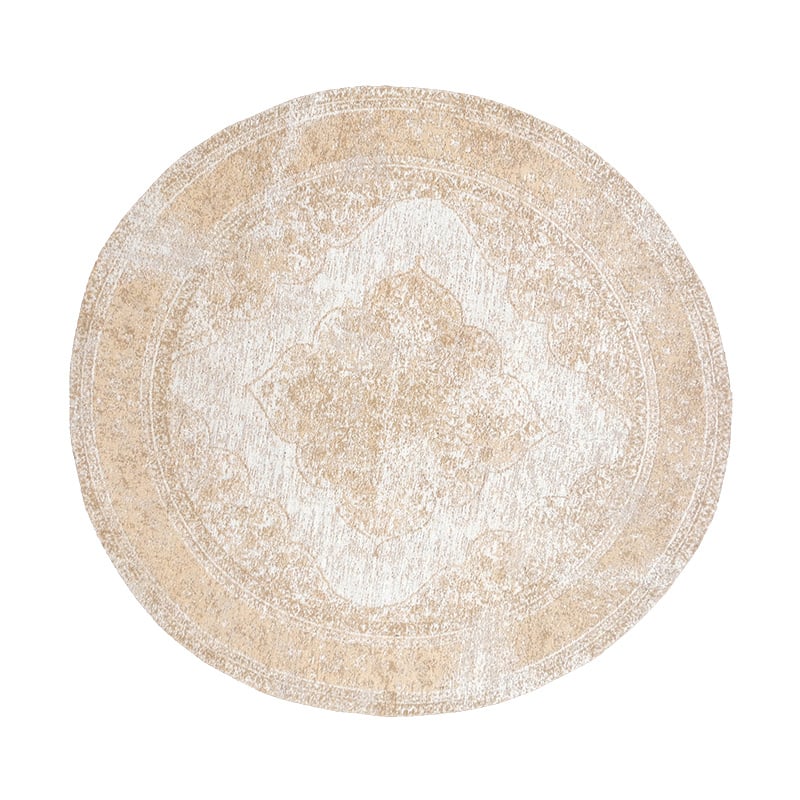 Round Vintage Rug - Admire Beige