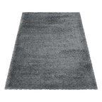 High Pile Floor Rug - Fuzzy Grey