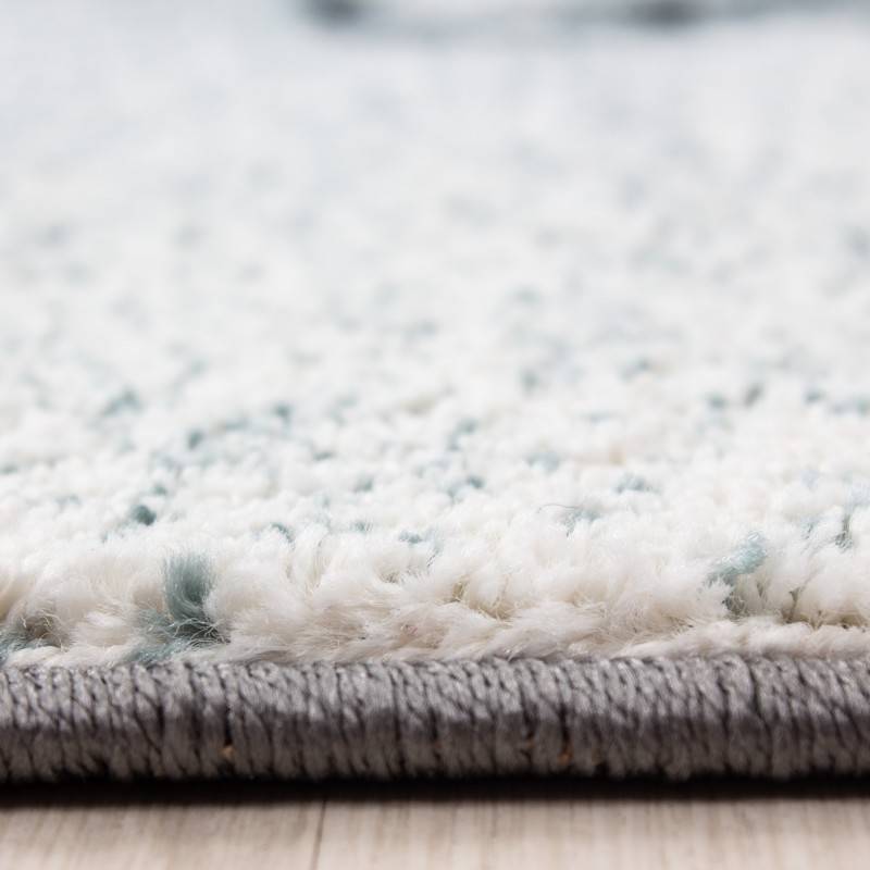 Round Children's Floor Rug - Anna Elephant Blue