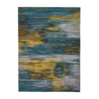 Vintage Floor Rug - Atlantic Monetti Blue/Yellow 9119
