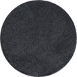 Round Low Pile Floor Rug - Asa Grey
