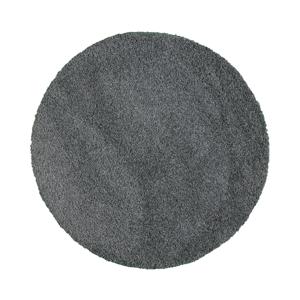 Round shaggy rug - Yves Green