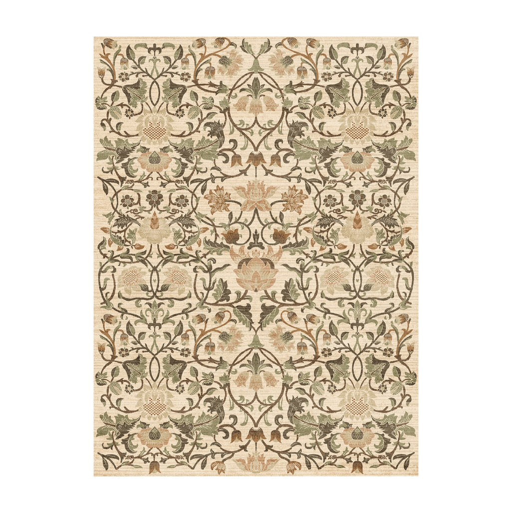 Floral rug - Rosie Cream