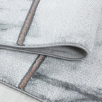 Modern floor rug - Marble Box Grey/Brown
