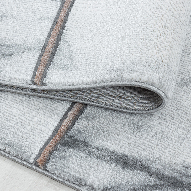 Modern floor rug - Marble Box Grey/Brown