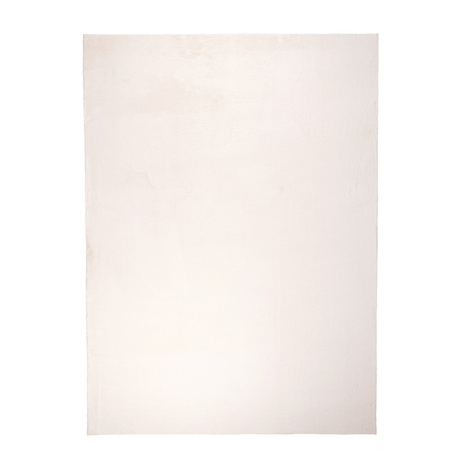 Soft Low-Pile Rug - Cozy White