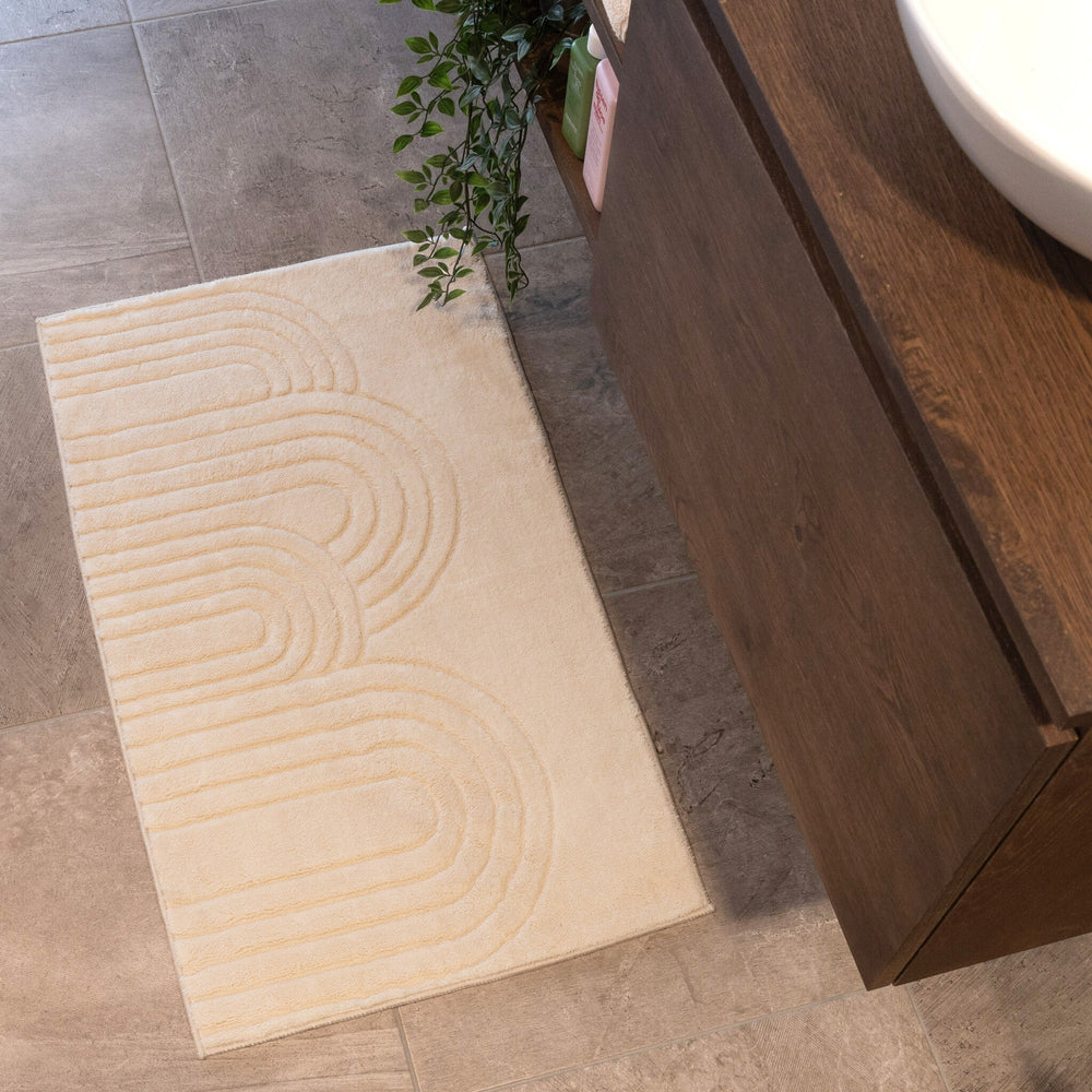 Bathroom Rug - Cassie Arches Beige