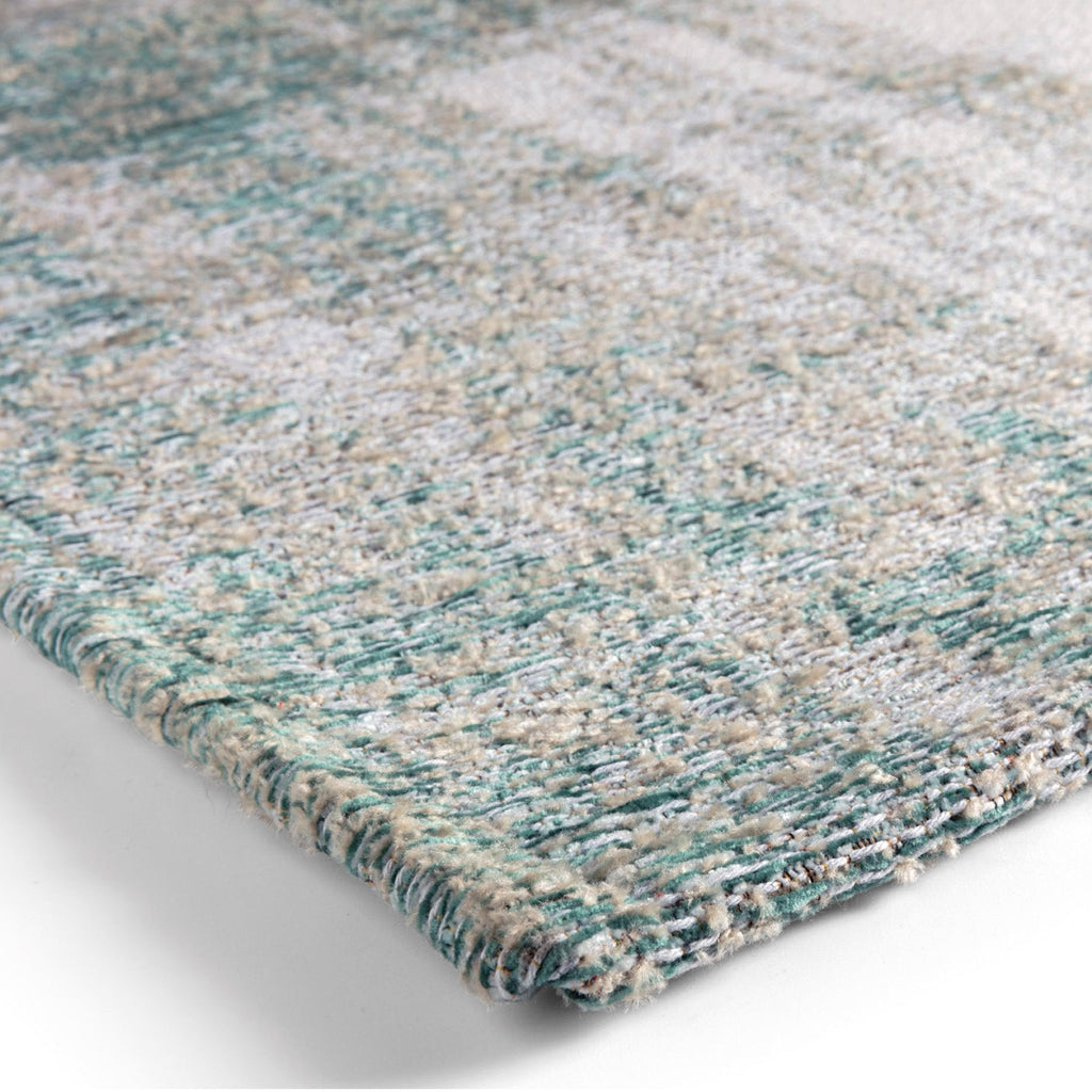 Modern floor rug - Grunge Turquoise