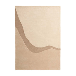 Wool floor rug - Organix Beige/Cream 210