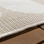 Outdoor Rug - Capri Circles Beige/Cream