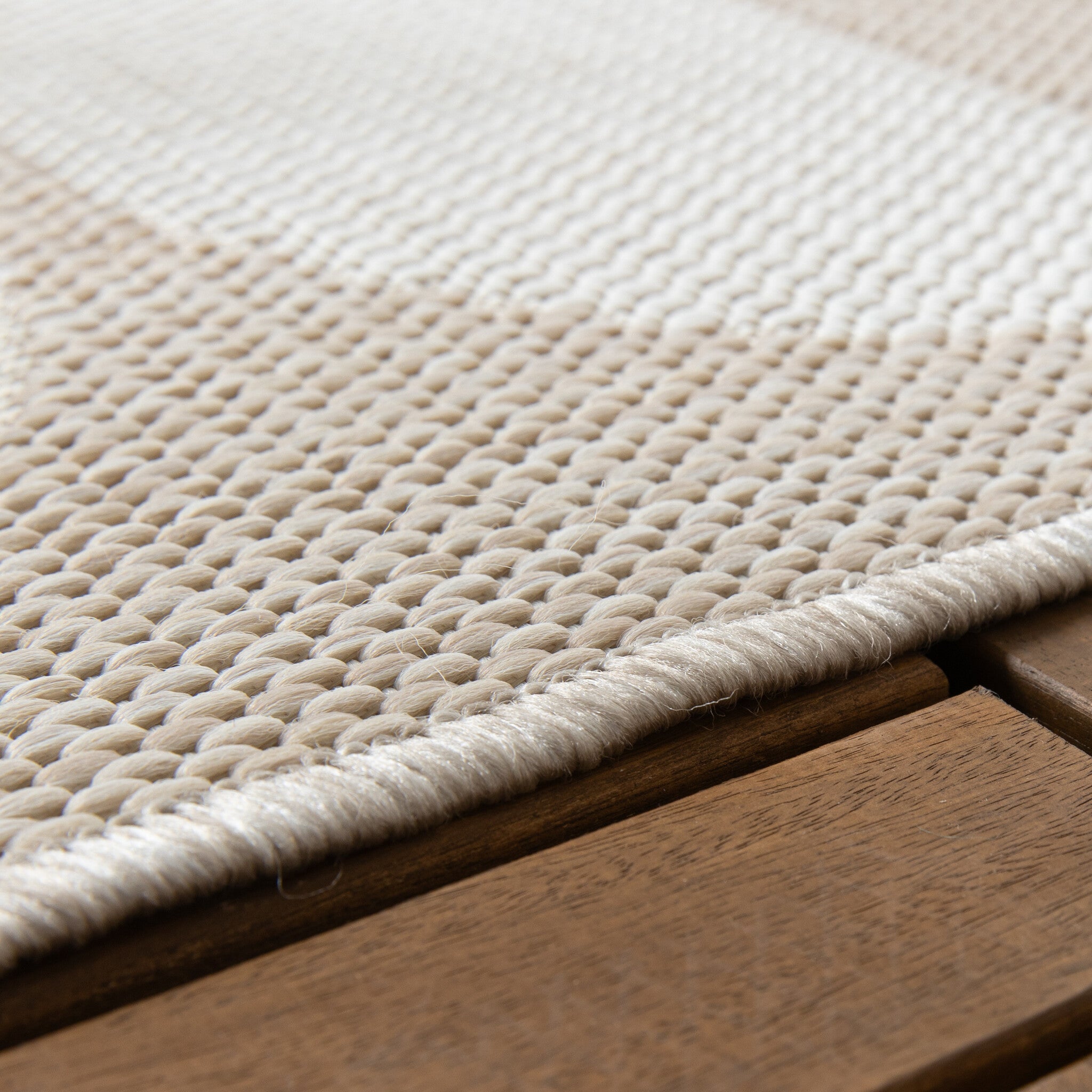 Outdoor Rug - Capri Circles Beige/Cream